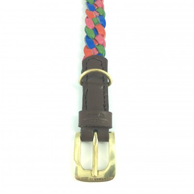 Miniflet dog collar rainbow, danish design