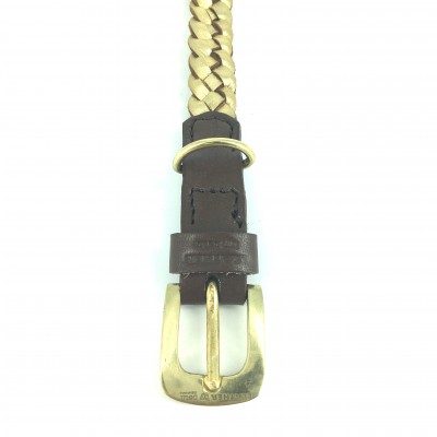Miniflet dog collar gold, danish design