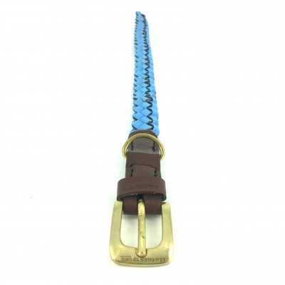 Miniflet Hundehalsband, Hellblau, dänisches Design