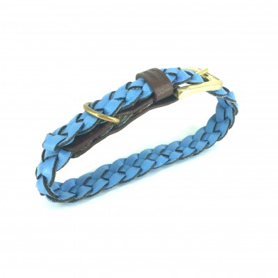 Miniflet Hundehalsband, Hellblau, dänisches Design
