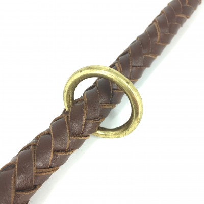MAXIFLET hundehalsbånd, cognac