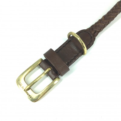 Maxiflet Hundehalsband Cognac, dänisches Design