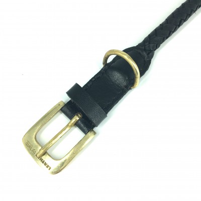 Maxiflet dog collar black, danish design