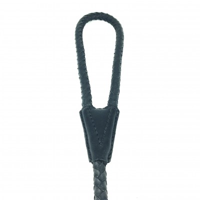 MAXIFLET hundeline, sort læder, dansk design