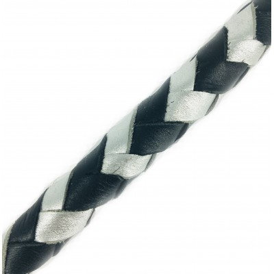 Maxiflet, black/silver dog leash