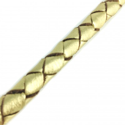 Miniflet, gold dog leash