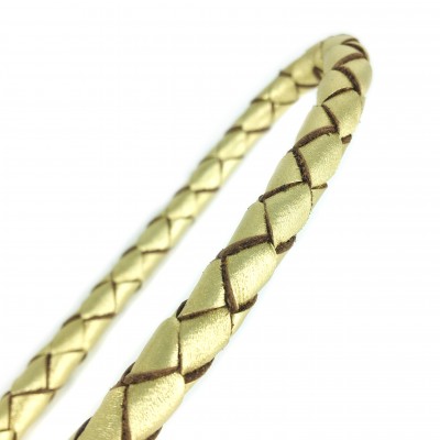 Miniflet, gold dog leash