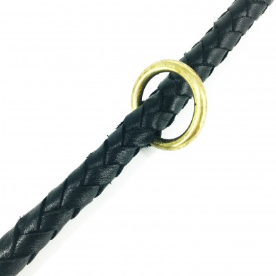 Training-leash in black, danish design