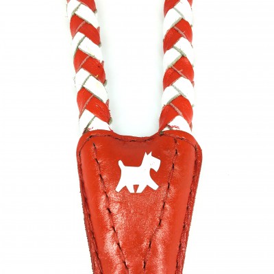 Maxiflet DK, red/white dog leash