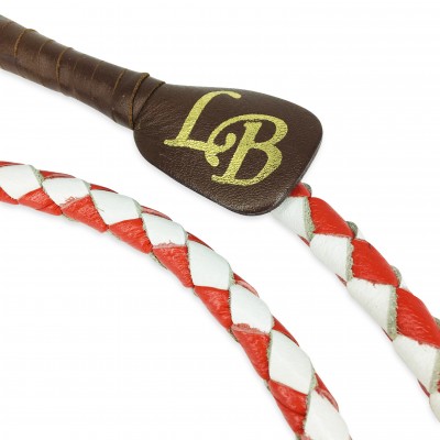 Miniflet, red/white dog leash