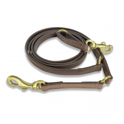Training-leash flat, cognac, danish design