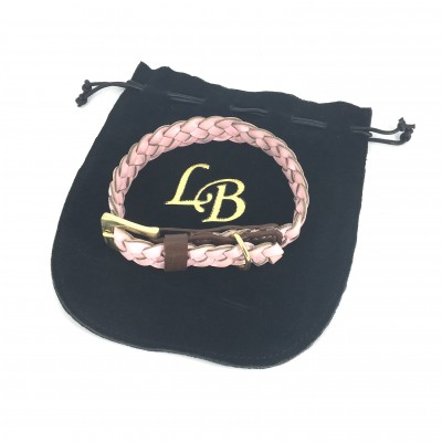 Miniflet Armband, Rosa