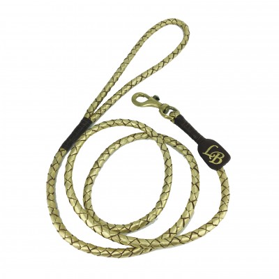 Miniflet Hundehalsband Gold, dänisches Design