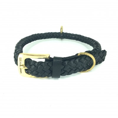 Maxiflet Hundehalsband Schwarz, dänisches Design
