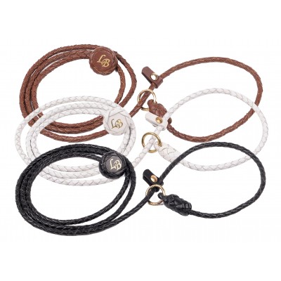 Show slip lead 60cm with 'stopper' - 5 colors