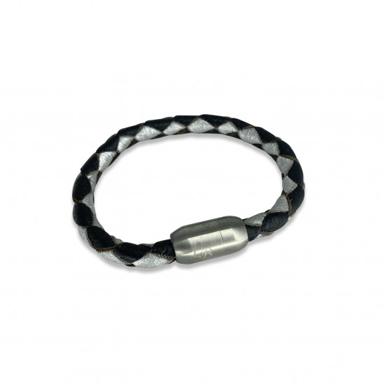 Casual Armband, Schwarz/Silber
