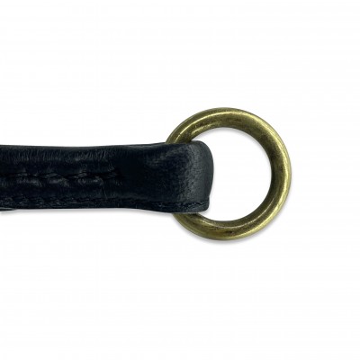Half choke, round sewn black, danish design