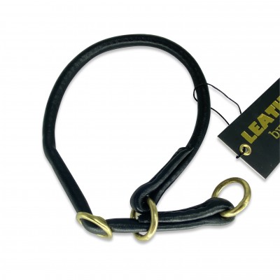 Half choke, round sewn black, danish design