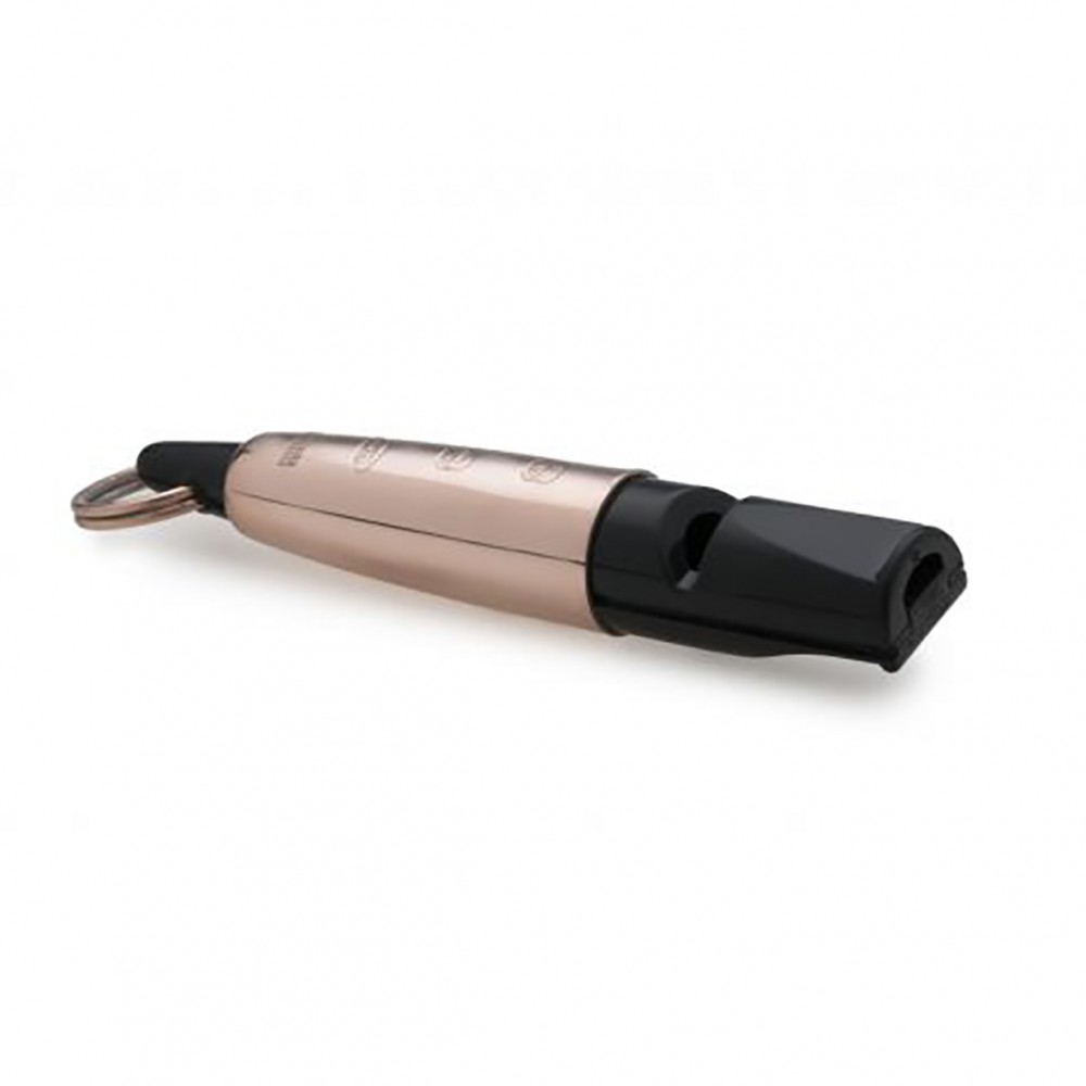 ACME whistle, rose gold plated sterling silver belt