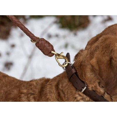Training-leash in cognac, danish design