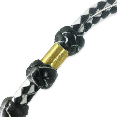 Pfeifen-Leine MG, Schwarz/Silber