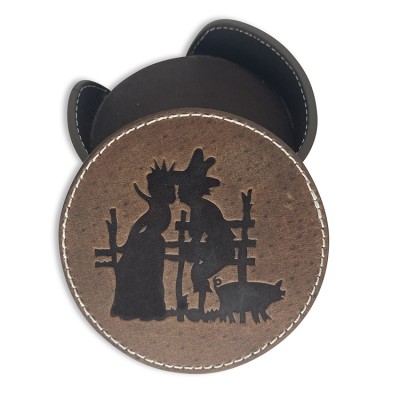 H.C. Andersen Bierdeckel, braun