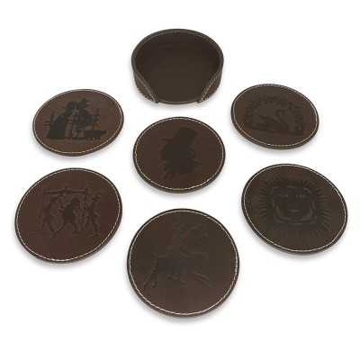 H.C. Andersen Bierdeckel, braun