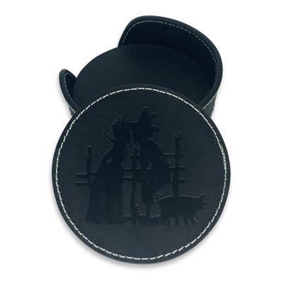 H.C. Andersen coaster, black