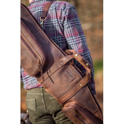 Rifle futteral / Gewehrtasche aus echtem Rindsleder