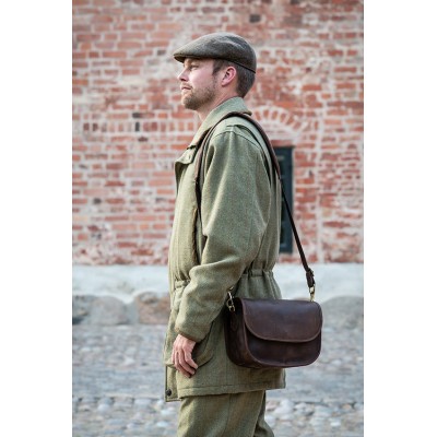 BLIXEN big bullet bag in Crazy Horse leather