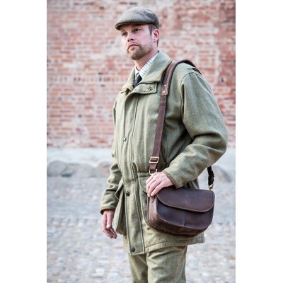 BLIXEN big bullet bag in Crazy Horse leather