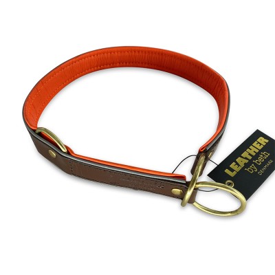 Half choke, cognac/reflex orange + reflex, danish design