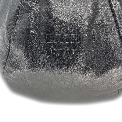ONION dørstopper, sort læder, dansk design