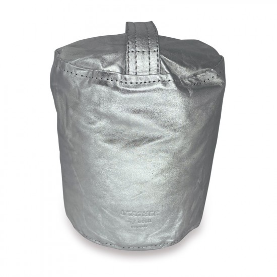 Cylinder doorstopper, silver