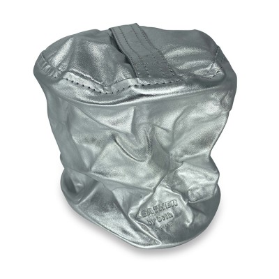 Cylinder dørstopper, sølv læder, dansk design