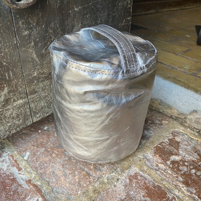 Cylinder doorstopper, silver