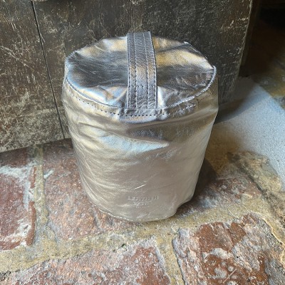 Cylinder doorstopper, silver