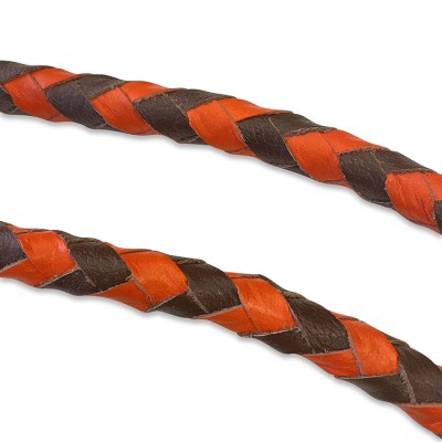 Training-leash, cognac/orange