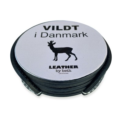 JAGT COASTER i sort læder, dansk design