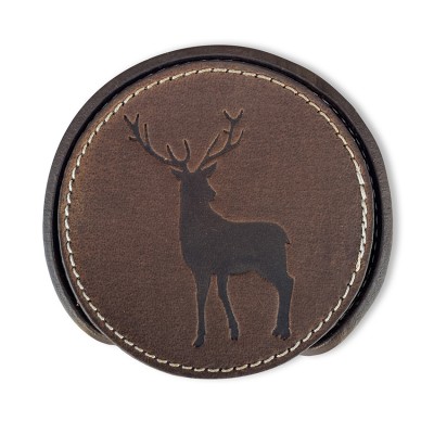 Hunting coaster, brown
