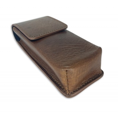 Brillenetui 'BELT' - Braunes Leder, dänisches Design