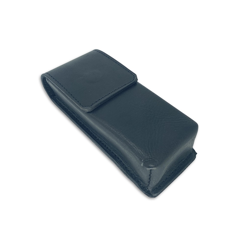 Glasses case 'BELT' - black leather, danish design