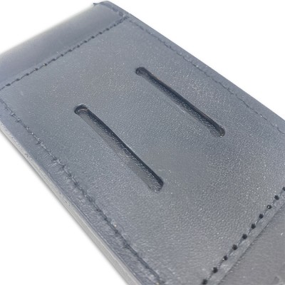 Glasses case 'BELT' - black leather, danish design