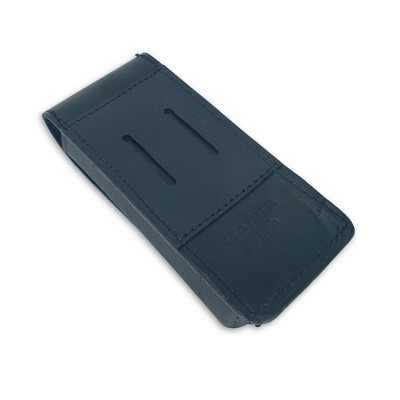 Glasses case 'BELT' - black leather, danish design
