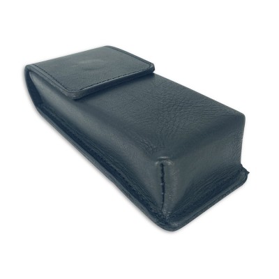 Glasses case 'BELT' - black leather, danish design