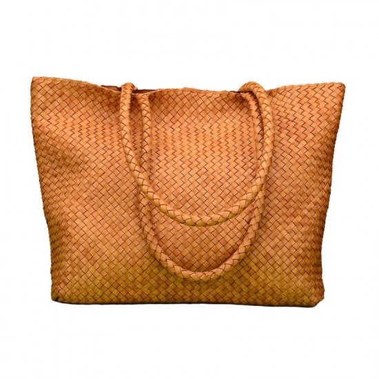 INDIA shopper, cognac...