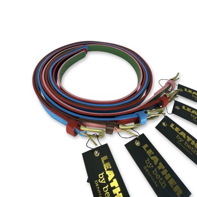 'Smile at me' belt, lightblue/red