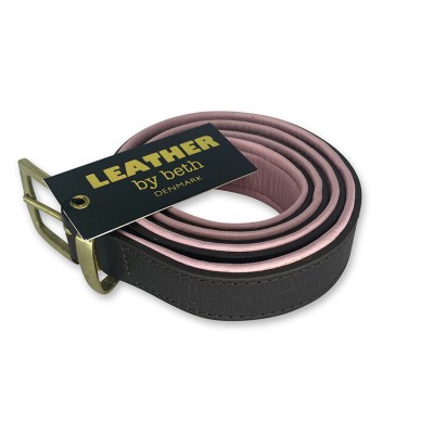 Citywalk belt, cognac/pink