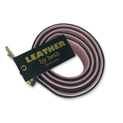 Citywalk belt, cognac/pink