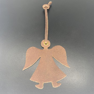 Christmas ornaments leather, brown